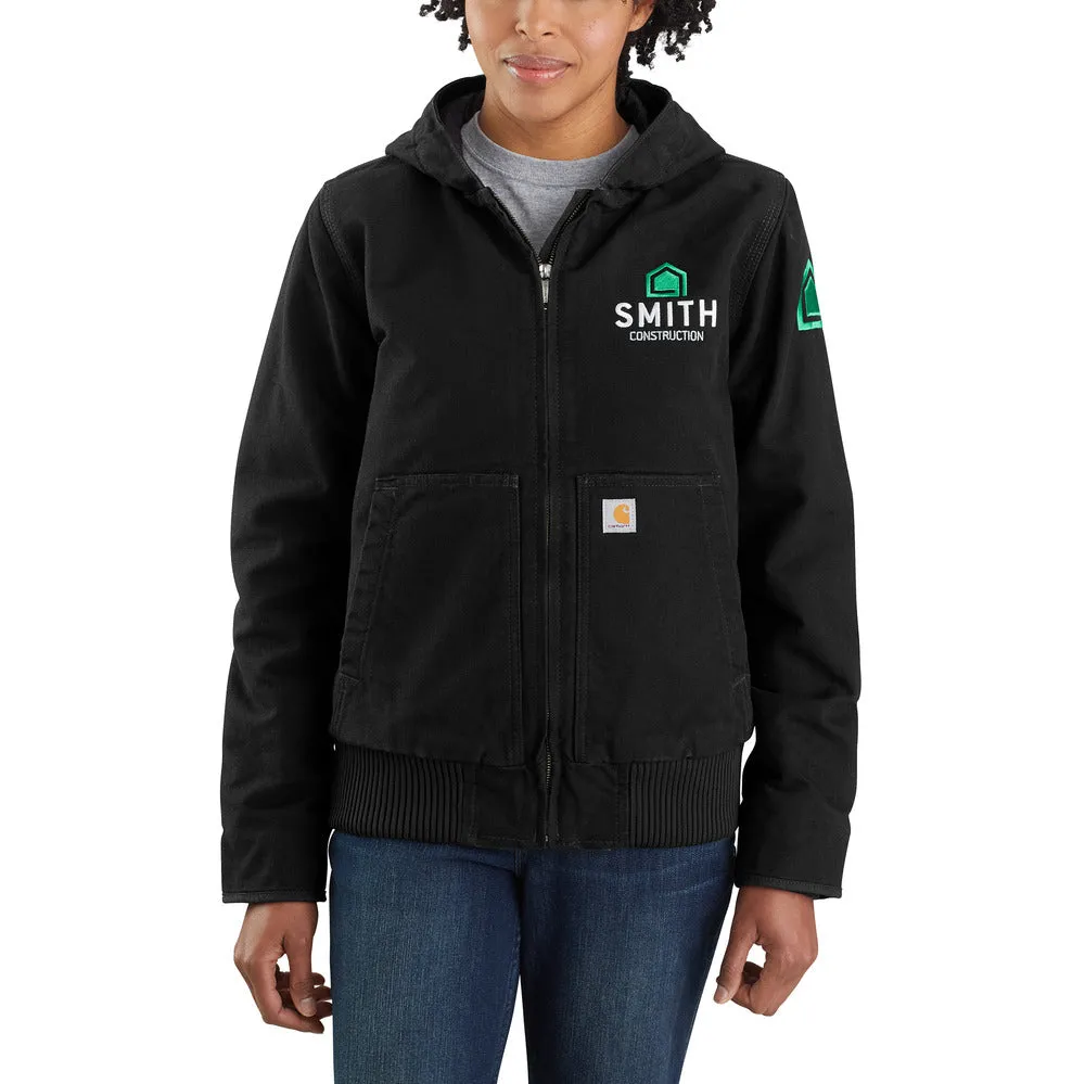 104053 - Carhartt Women's Loose Fit Washed Duck Insulated Active Jac (Stocked In Canada)