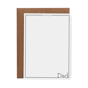 A Note from Dad Flat Cards