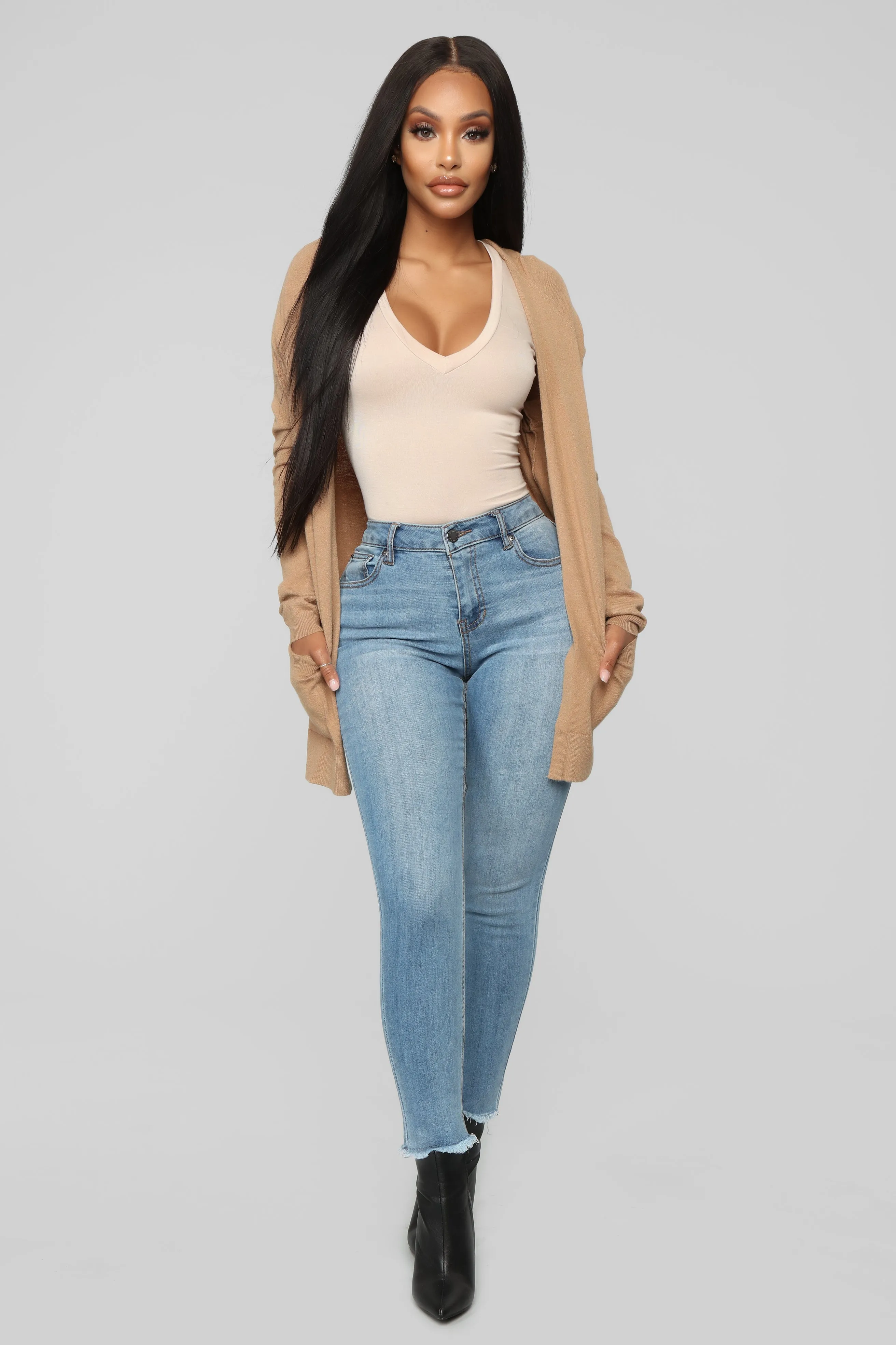 Ashley Cardigan - Camel