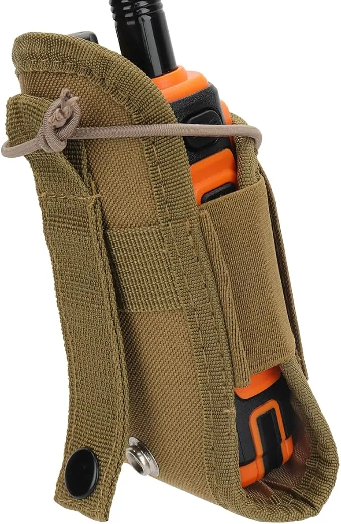 BAOFENG Tactical Radio Holder Bag Molle Radio Holster Heavy Case Accessories Adjustable Radios Pouch Holster Case UV-5R UV-17R UV-9R Two Way Radio Walkie Talkies