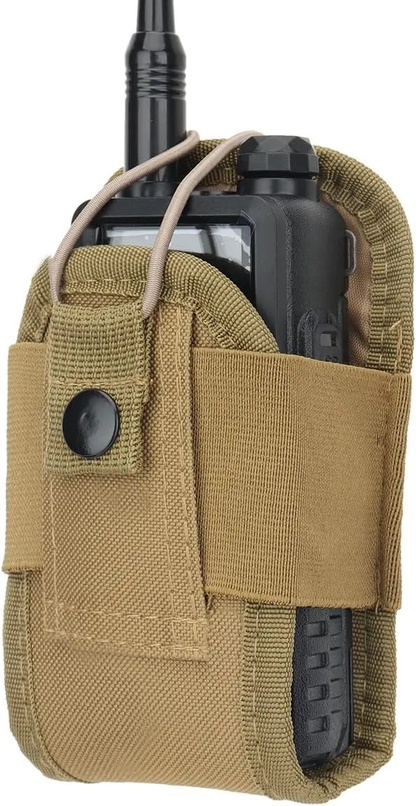 BAOFENG Tactical Radio Holder Bag Molle Radio Holster Heavy Case Accessories Adjustable Radios Pouch Holster Case UV-5R UV-17R UV-9R Two Way Radio Walkie Talkies