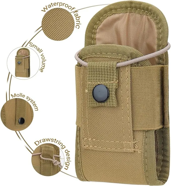BAOFENG Tactical Radio Holder Bag Molle Radio Holster Heavy Case Accessories Adjustable Radios Pouch Holster Case UV-5R UV-17R UV-9R Two Way Radio Walkie Talkies