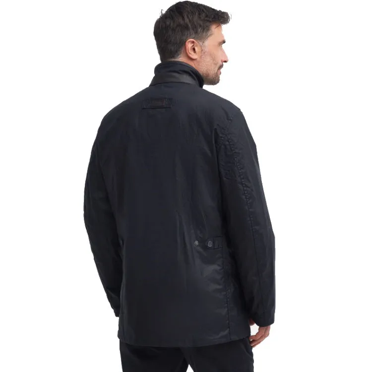 Barbour Mowden Wax Jacket - Navy