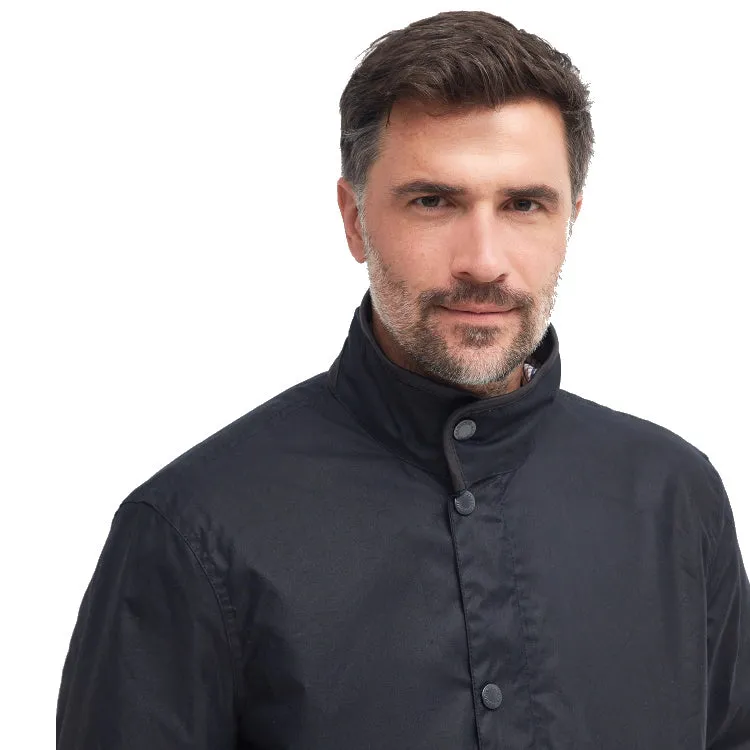 Barbour Mowden Wax Jacket - Navy