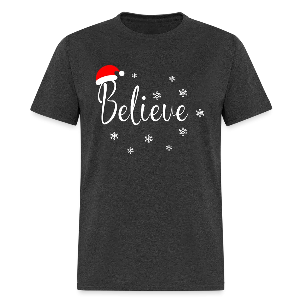 Believe T-Shirt (with Santa Claus Hat)