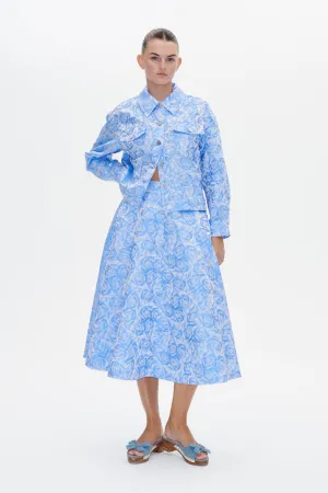 BERETTE |  Blue Rose Jacquard