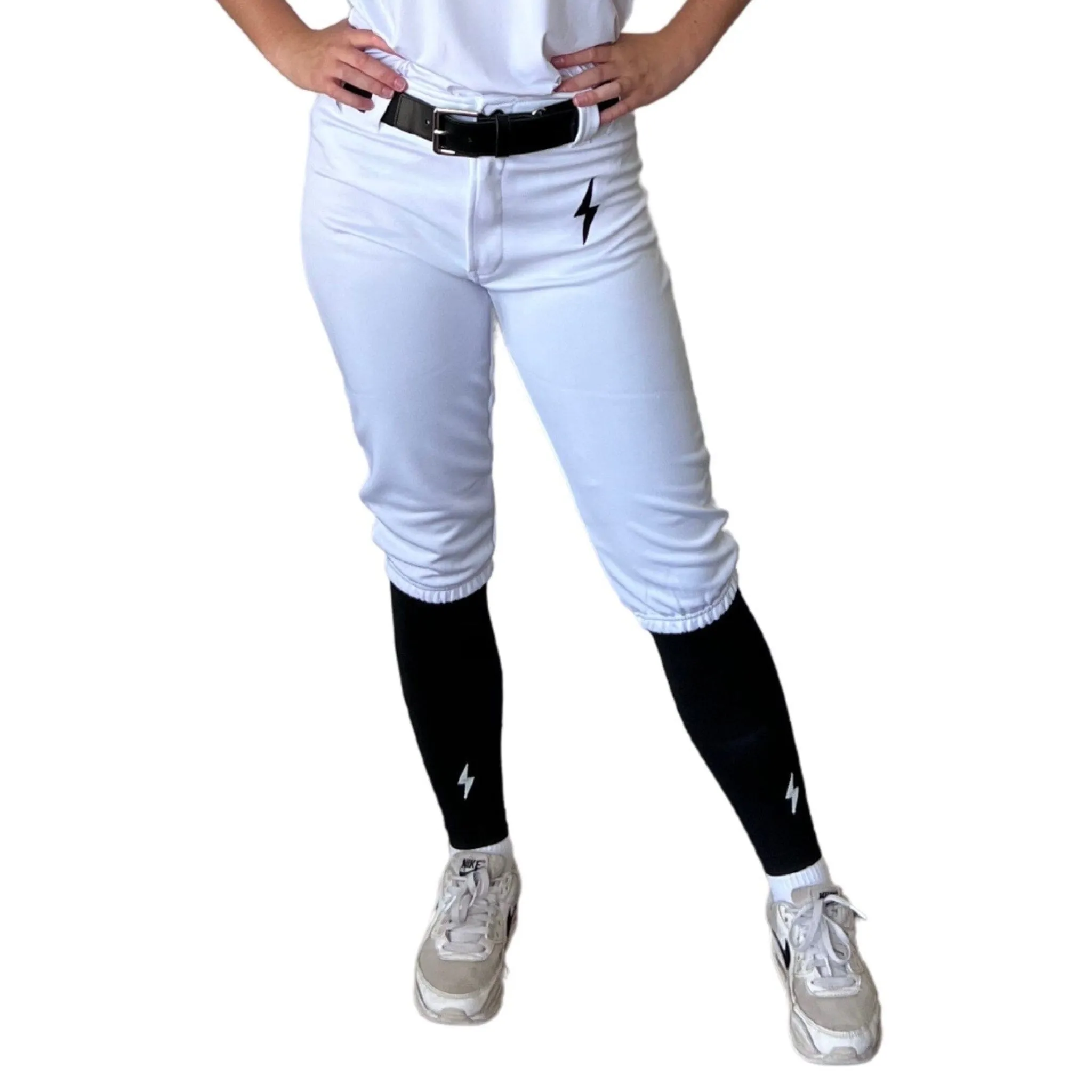 BRUCE BOLT Premium Pro Softball Knicker - WHITE
