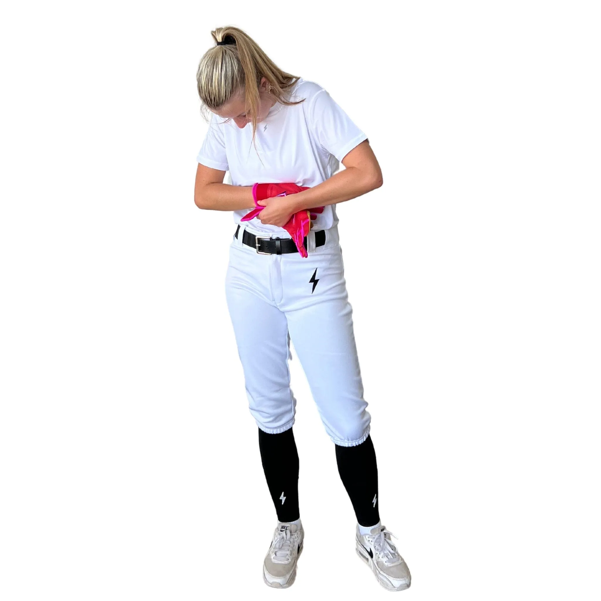 BRUCE BOLT Premium Pro Softball Knicker - WHITE
