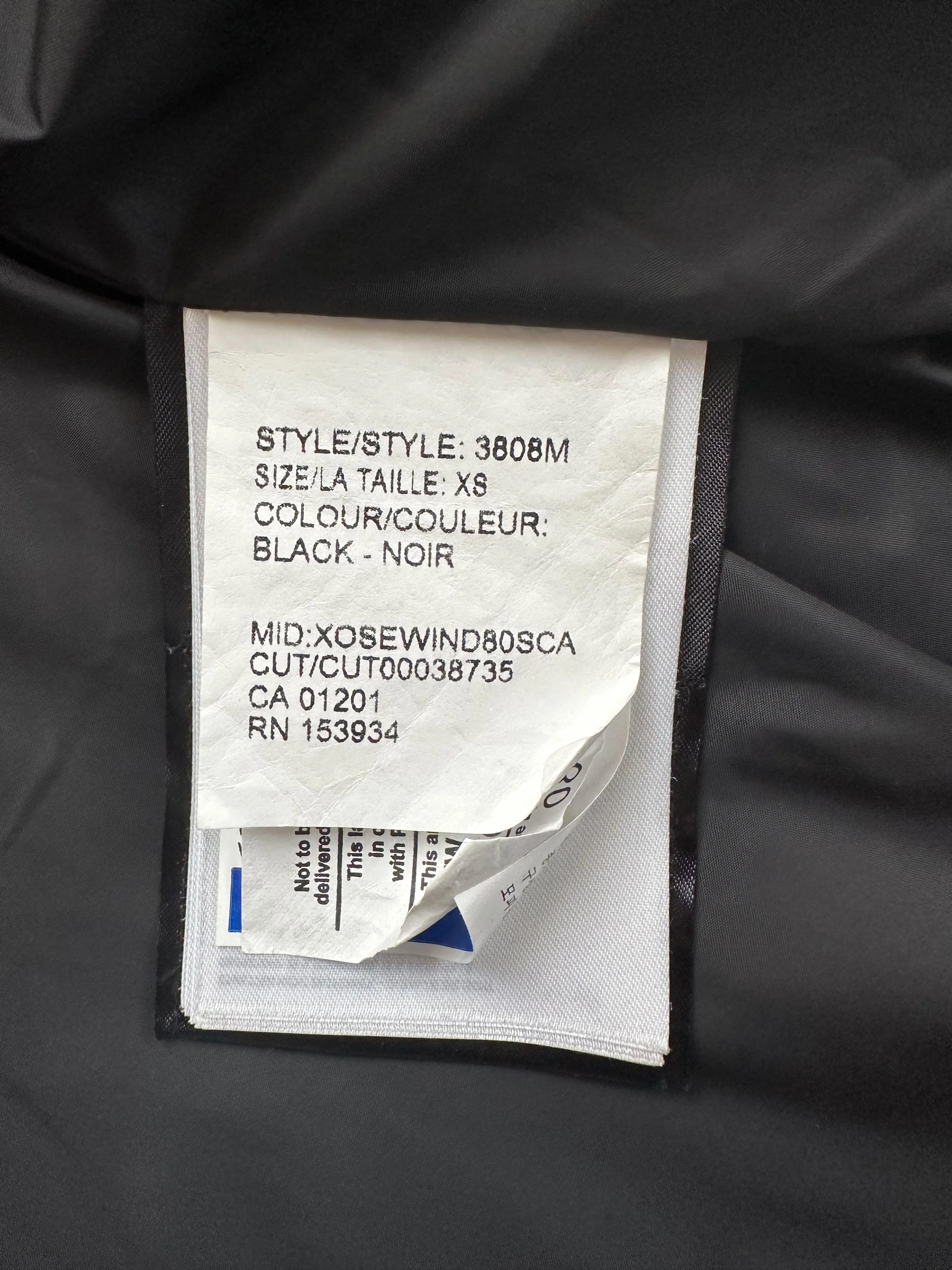 Canada Goose Black Wyndham Men's Jacket