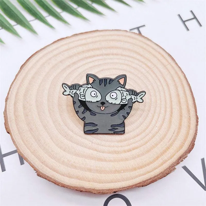 Cat Enamel Pin Many Cute Designs of Cat Pins for Cat Lovers