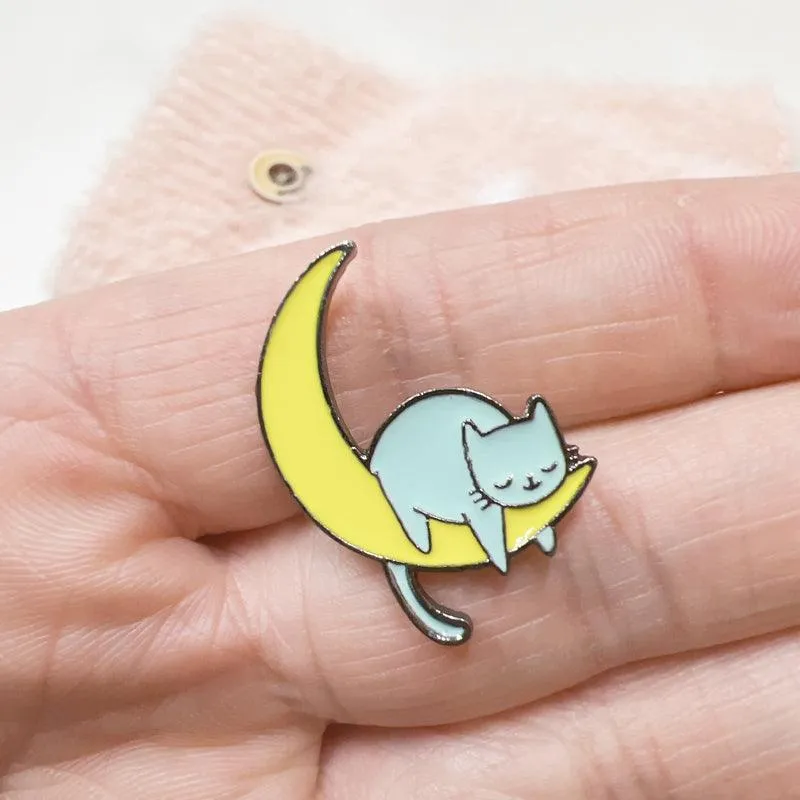 Cat Enamel Pin Many Cute Designs of Cat Pins for Cat Lovers