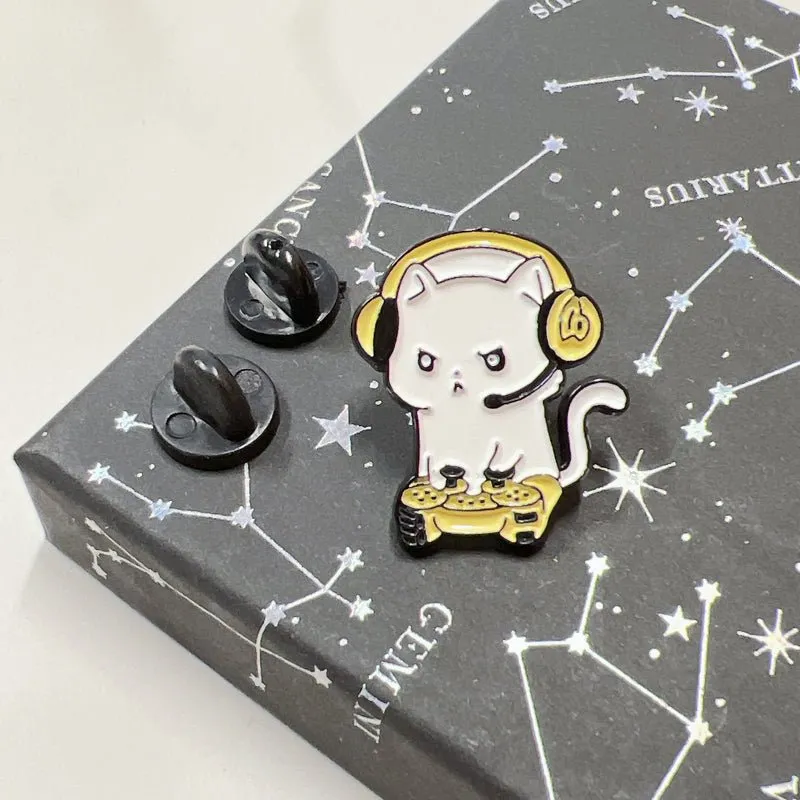 Cat Enamel Pin Many Cute Designs of Cat Pins for Cat Lovers