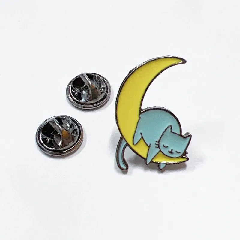 Cat Enamel Pin Many Cute Designs of Cat Pins for Cat Lovers