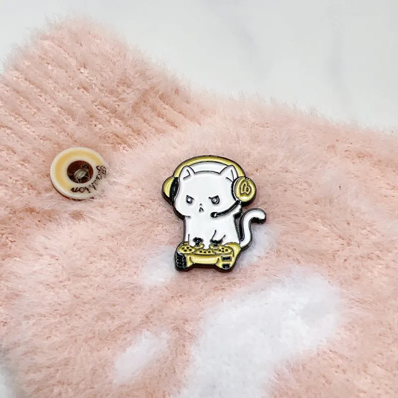 Cat Enamel Pin Many Cute Designs of Cat Pins for Cat Lovers