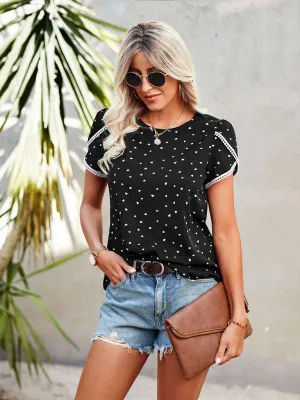 Chic Beaded Polka Dot Top - Your Ultimate Style Statement