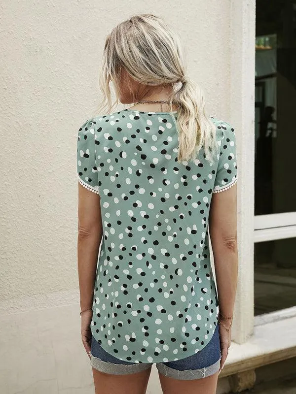 Chic Beaded Polka Dot Top - Your Ultimate Style Statement