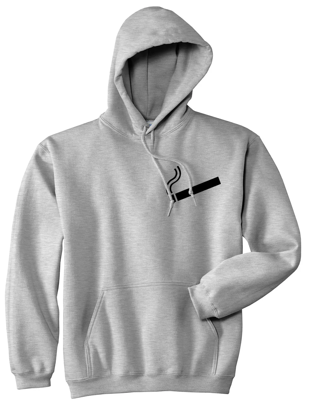 Cigarette Chest Mens Pullover Hoodie