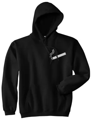 Cigarette Chest Mens Pullover Hoodie