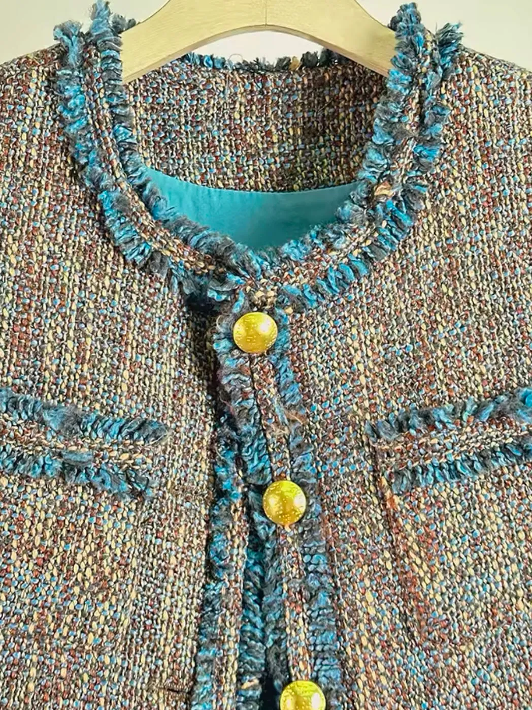 Colors tweed vest