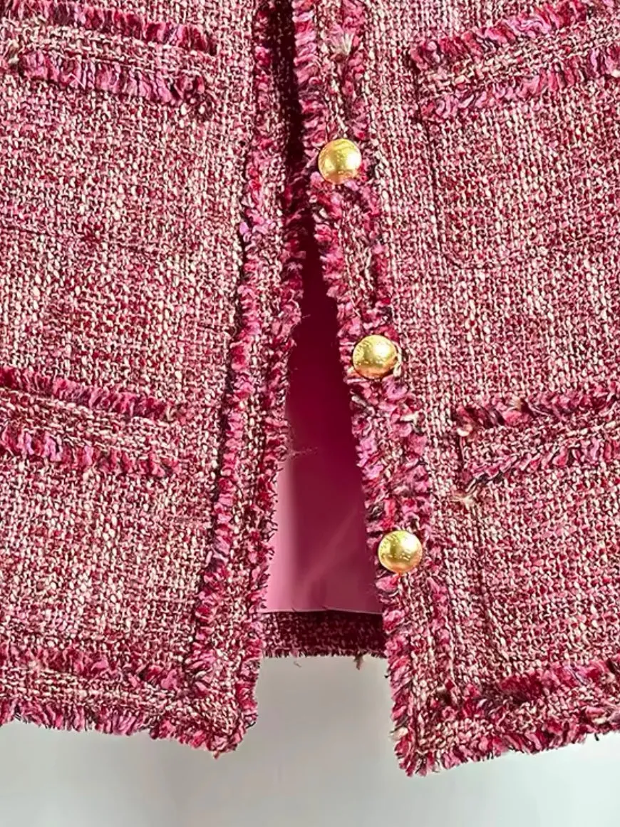 Colors tweed vest