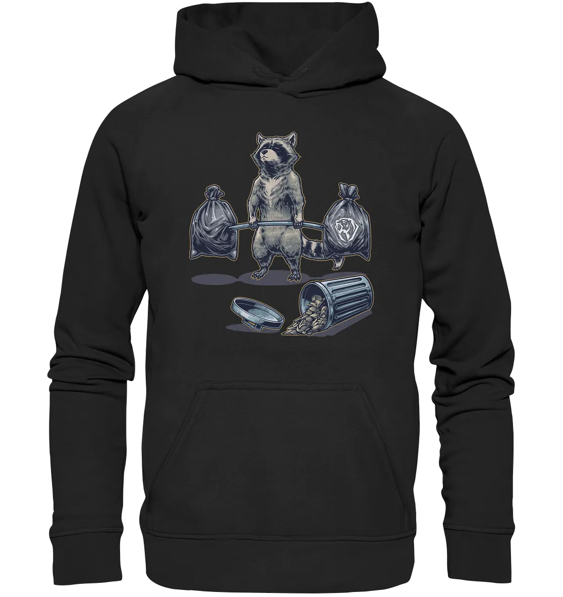 Deadlifting Raccoon Hoodie (EU)