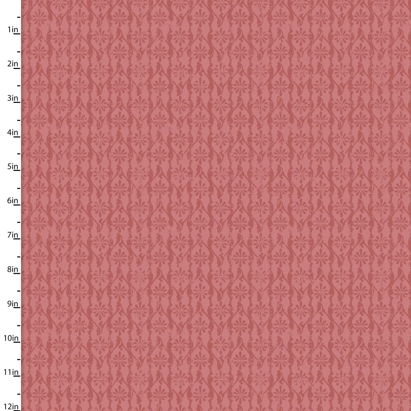 Fabric Editions Quentin Brick Floral Cotton Prints