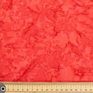 Handmade Batik Fabric-1 Red Cotton Prints