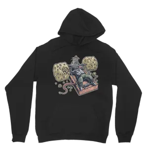 Mighty Mouse Benchpressing Hoodie (UK)