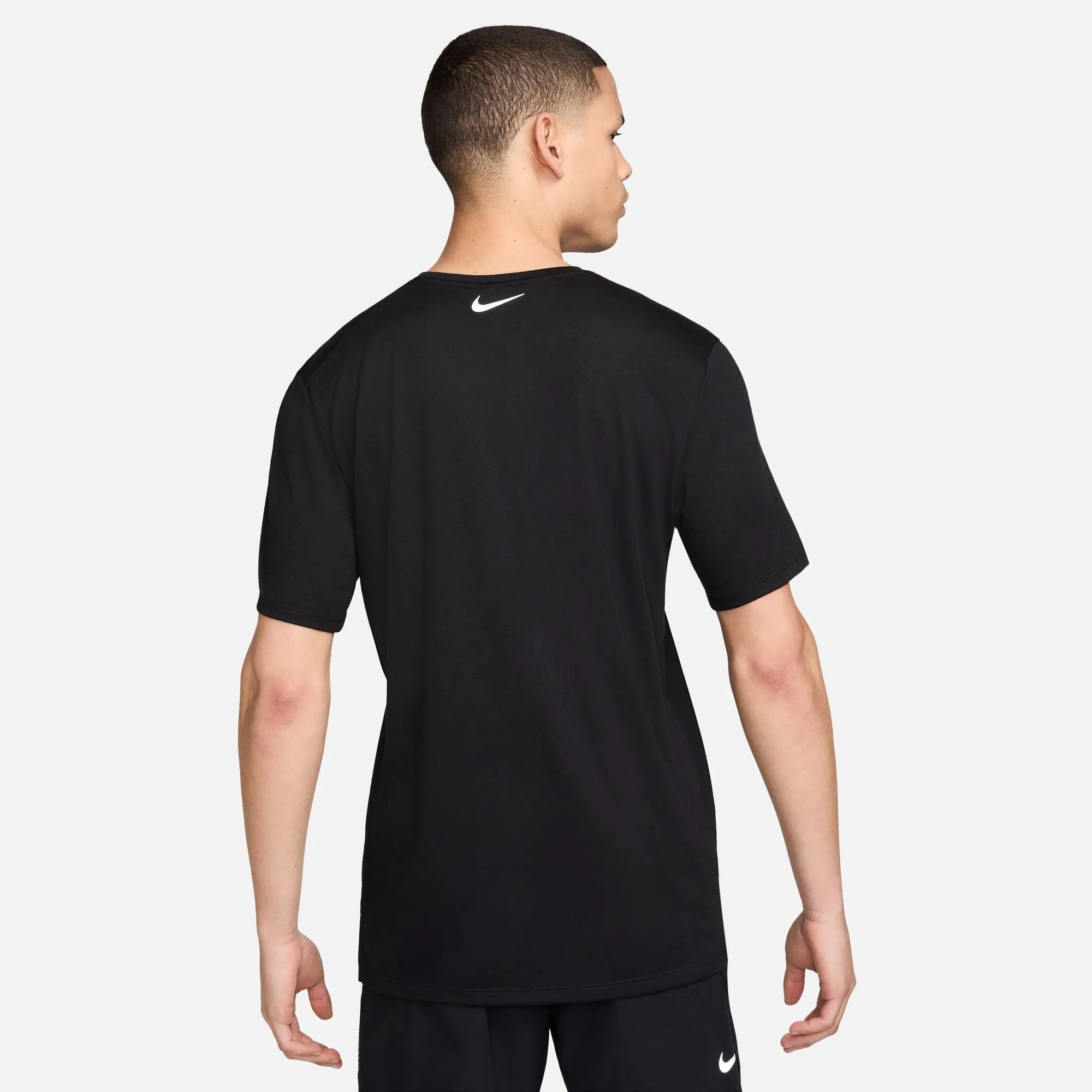 Nike Men's Rise 365 Prefontaine Run Energy Tee Black / Summit White