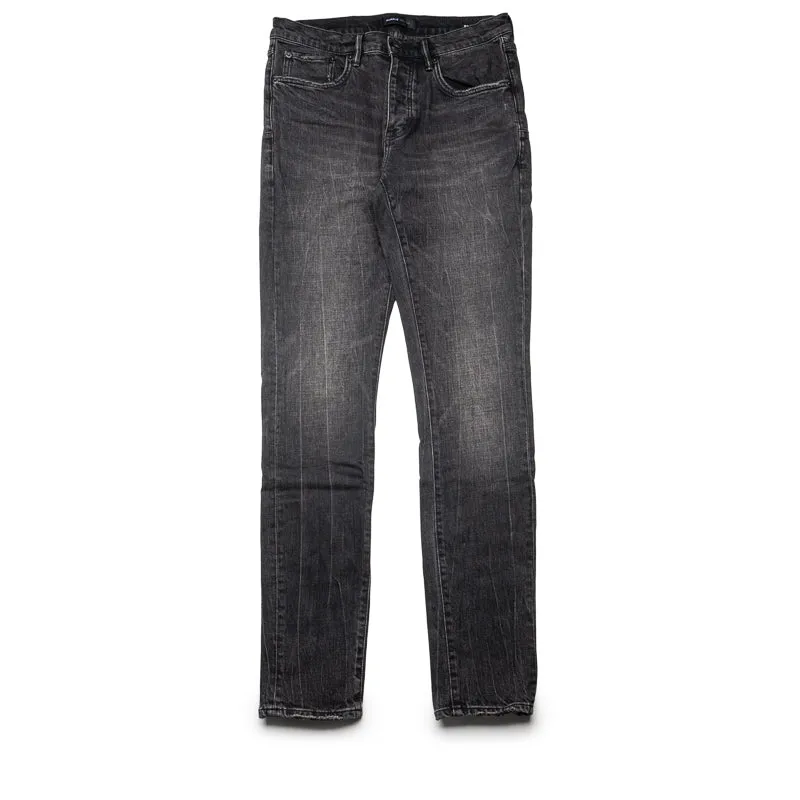 Purple Brand Low Rise Skinny Leg Vintage Jean - Black