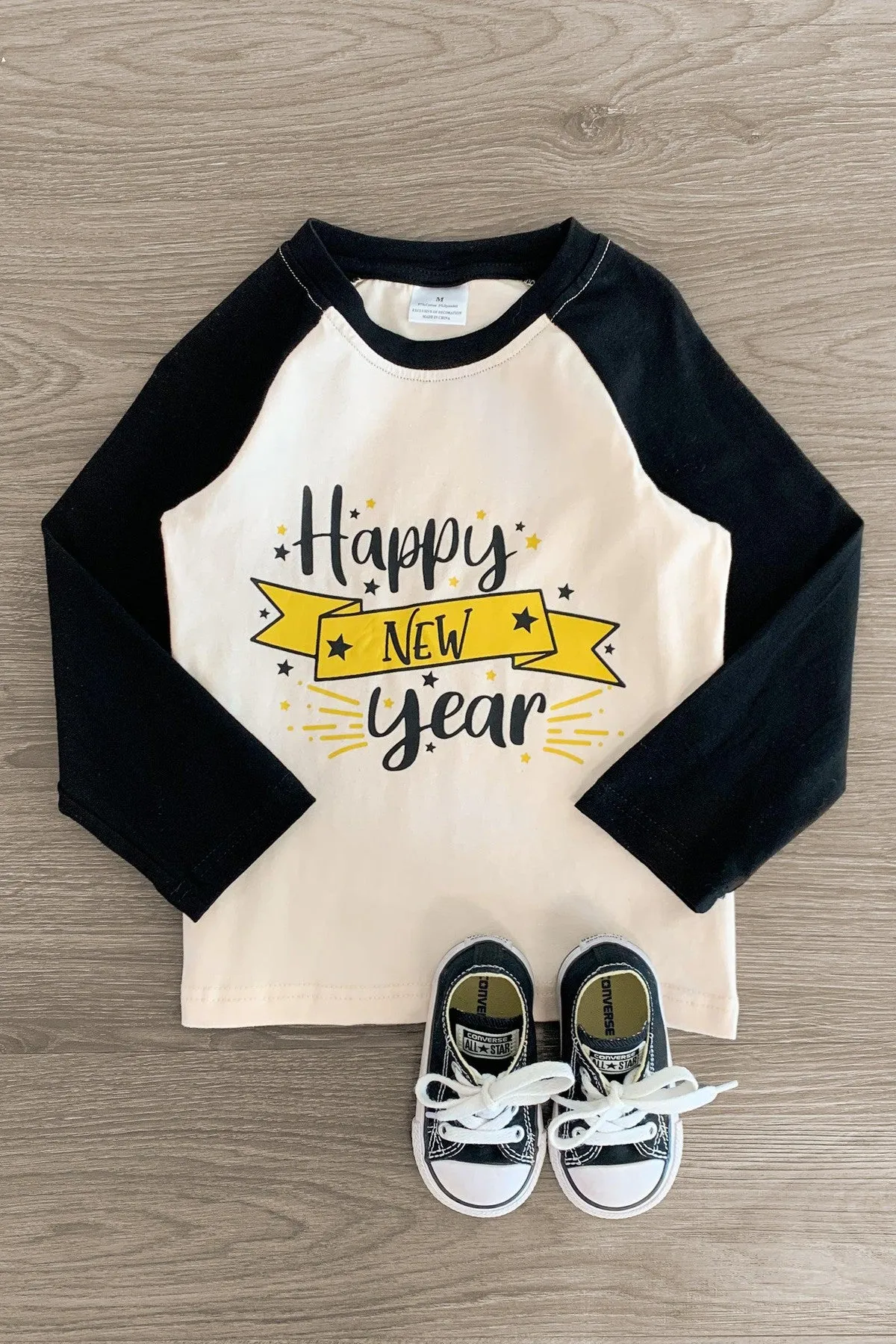 "Happy New Year" Long Sleeve Top
