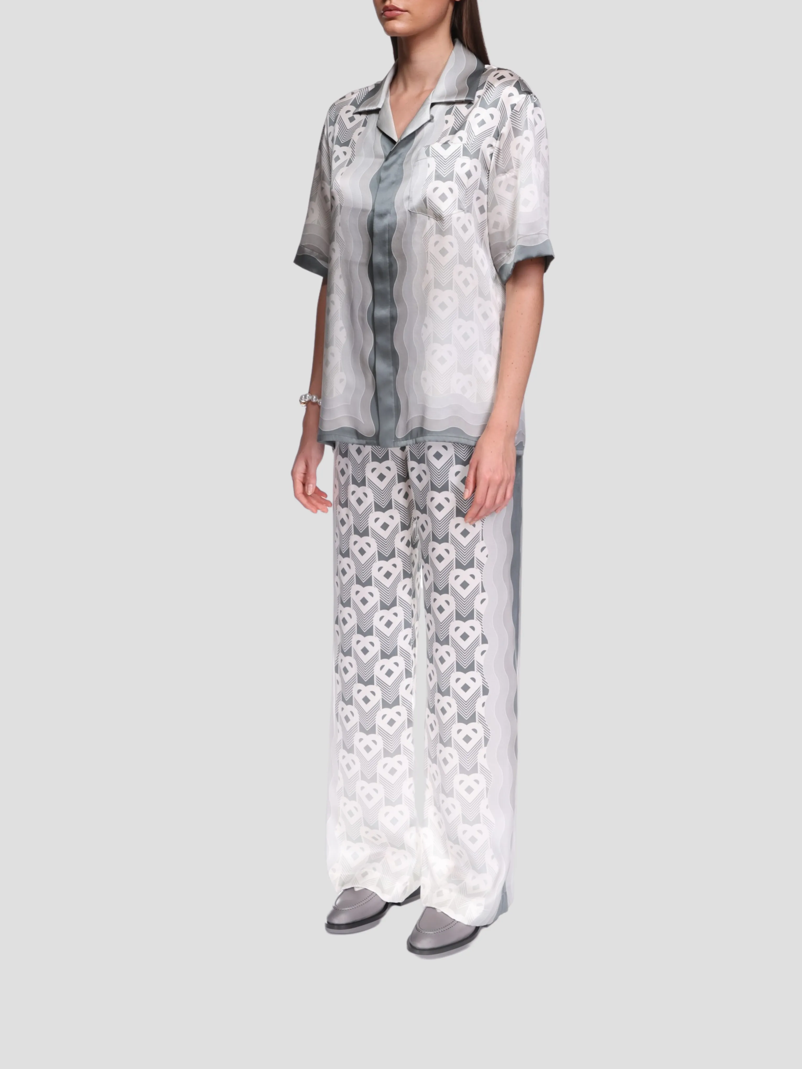 Silk Satin Trousers