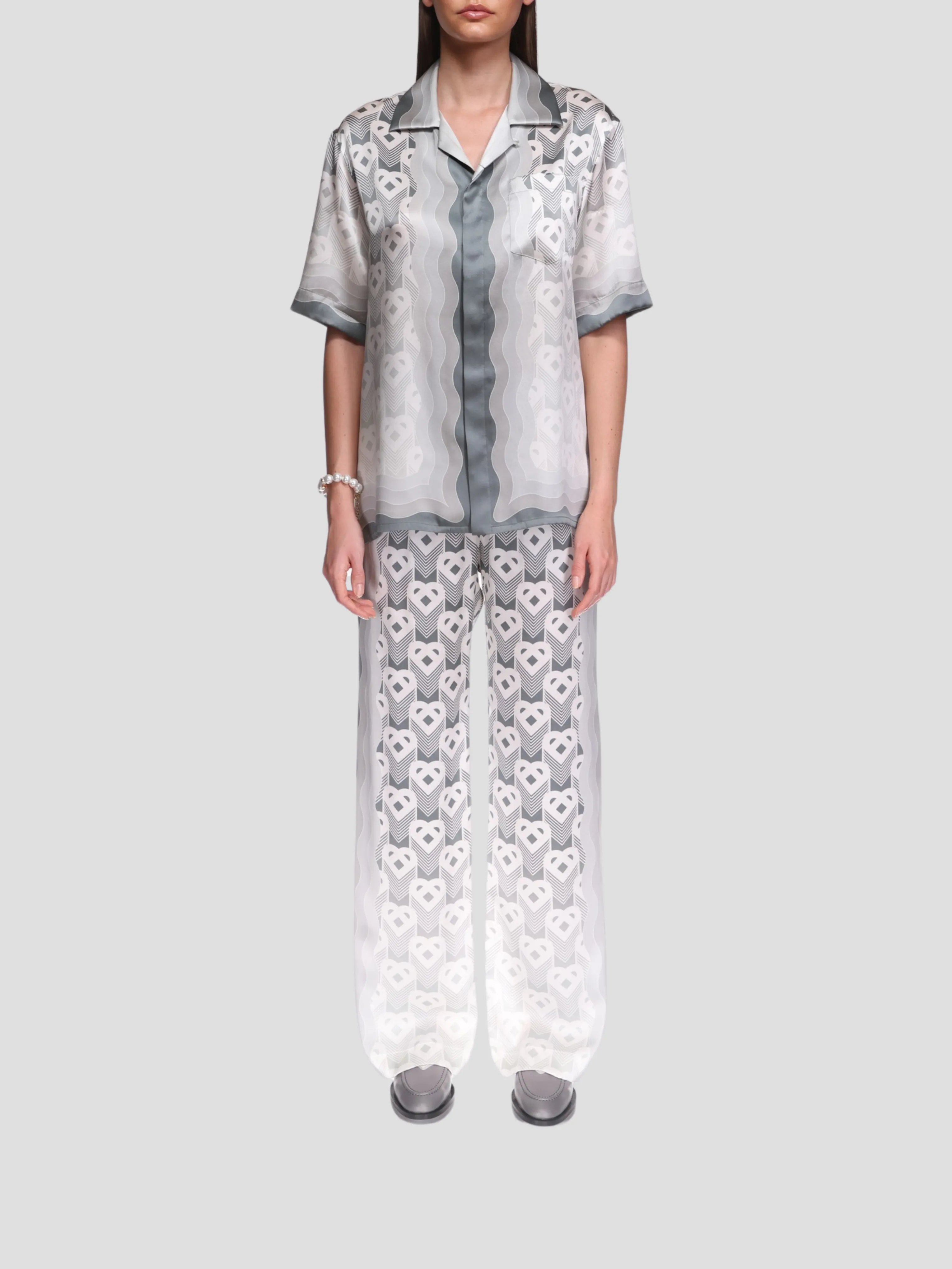 Silk Satin Trousers