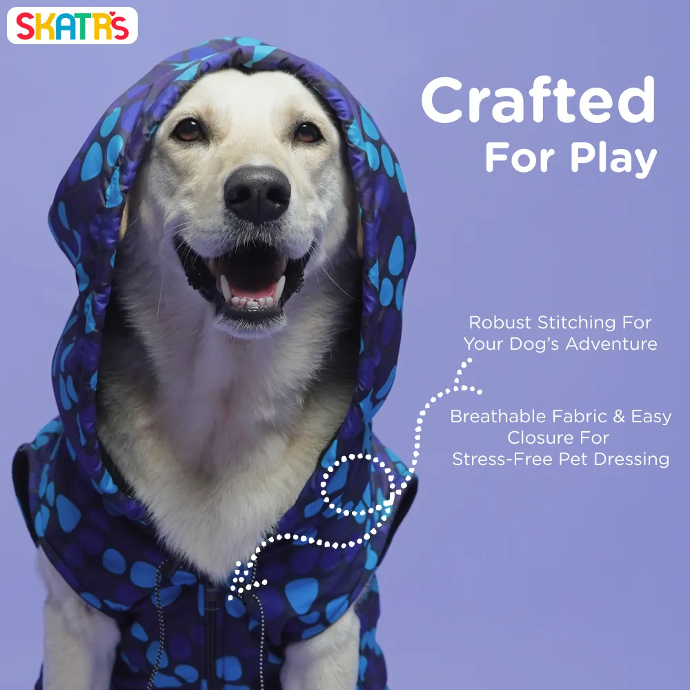 Skatrs Pebble Trio Hoodie for Cats & Dogs (Blue)