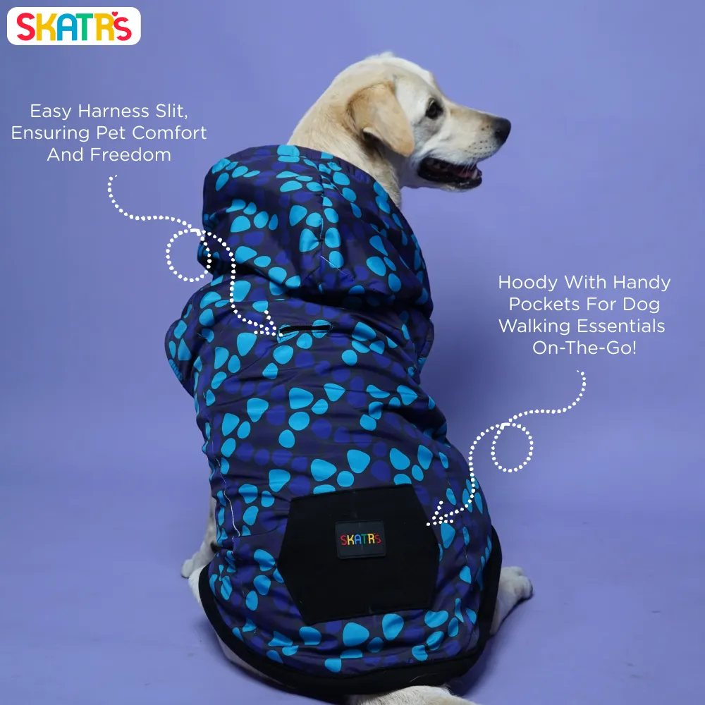 Skatrs Pebble Trio Hoodie for Cats & Dogs (Blue)