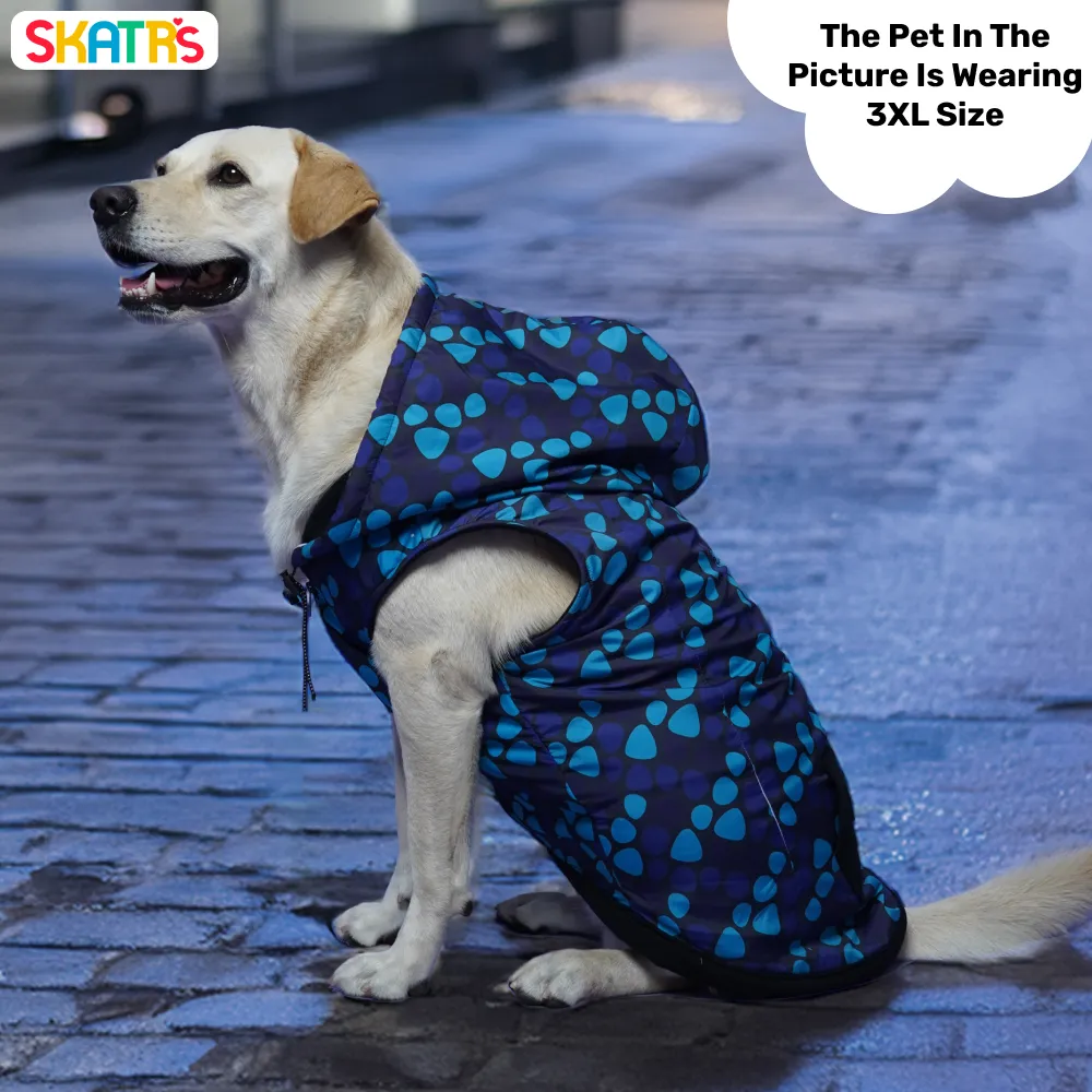 Skatrs Pebble Trio Hoodie for Cats & Dogs (Blue)