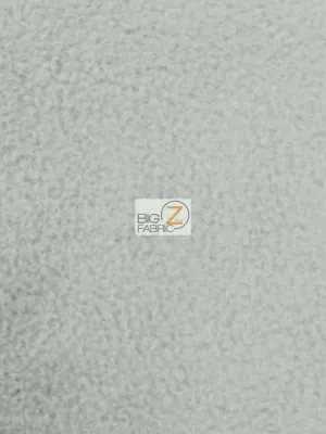 Solid Fleece Fabric / Heather Gray