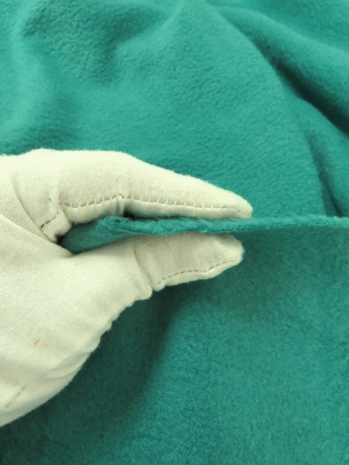 Solid Fleece Fabric / Heather Gray