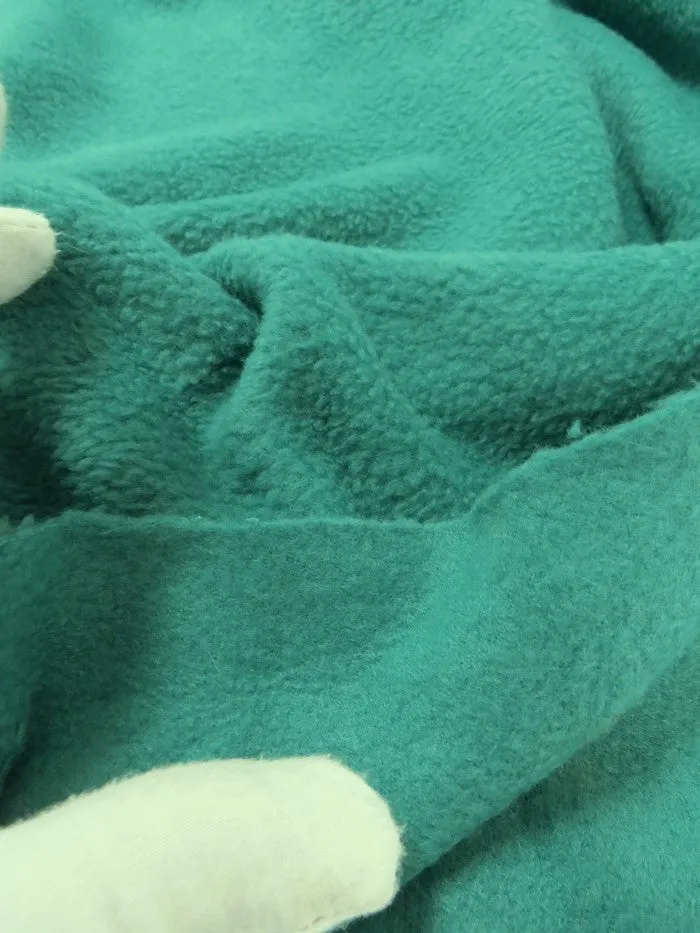 Solid Fleece Fabric / Heather Gray