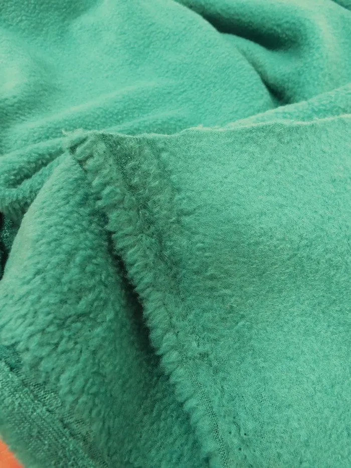 Solid Fleece Fabric / Heather Gray
