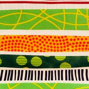 Stof Fabrics Twist Style Ginghams on Colourful Stripes Cotton Prints
