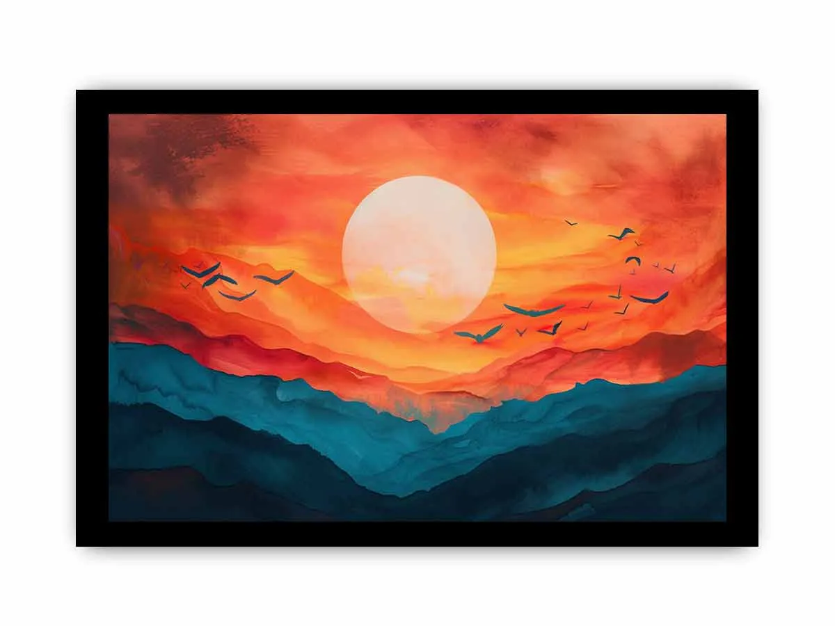 Sunrise Framed Print - High-Quality Wall Art for Home Decor