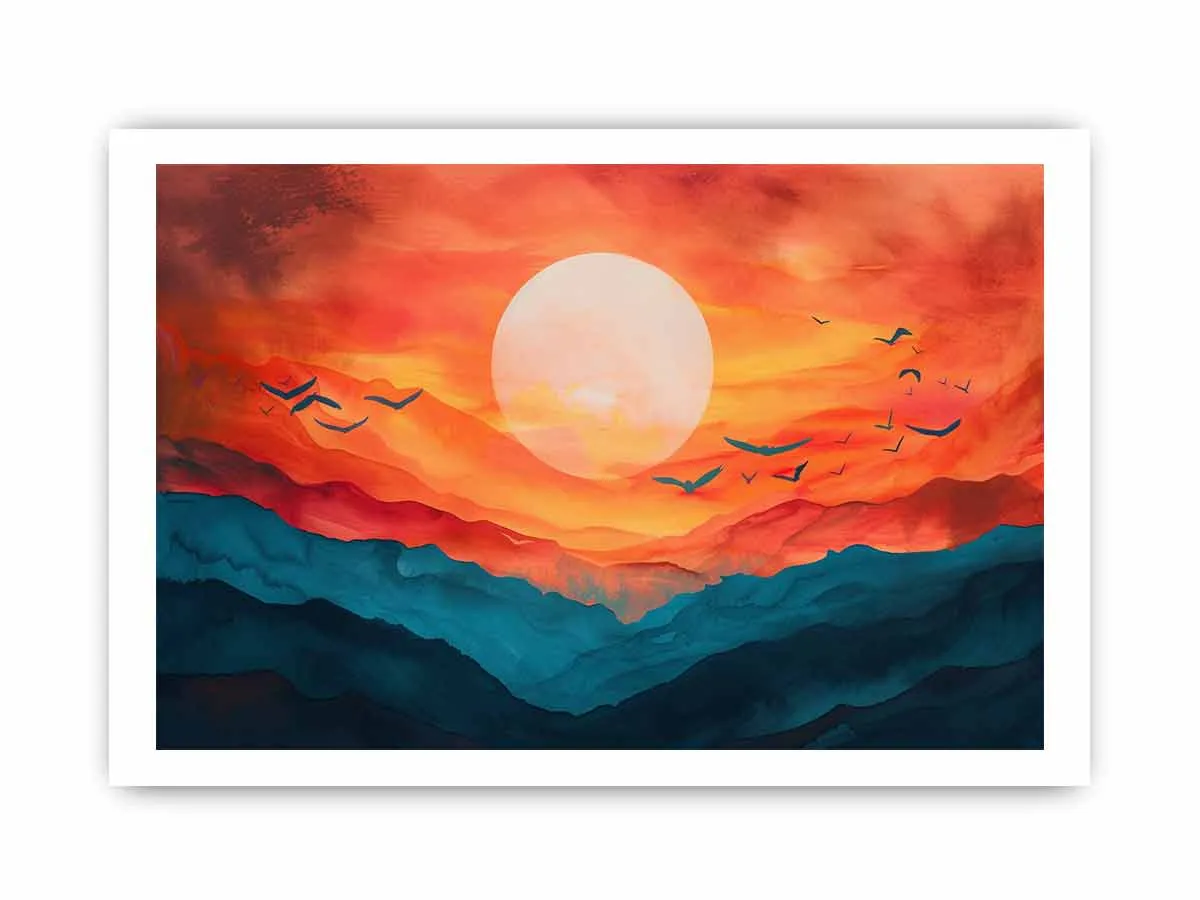 Sunrise Framed Print - High-Quality Wall Art for Home Decor