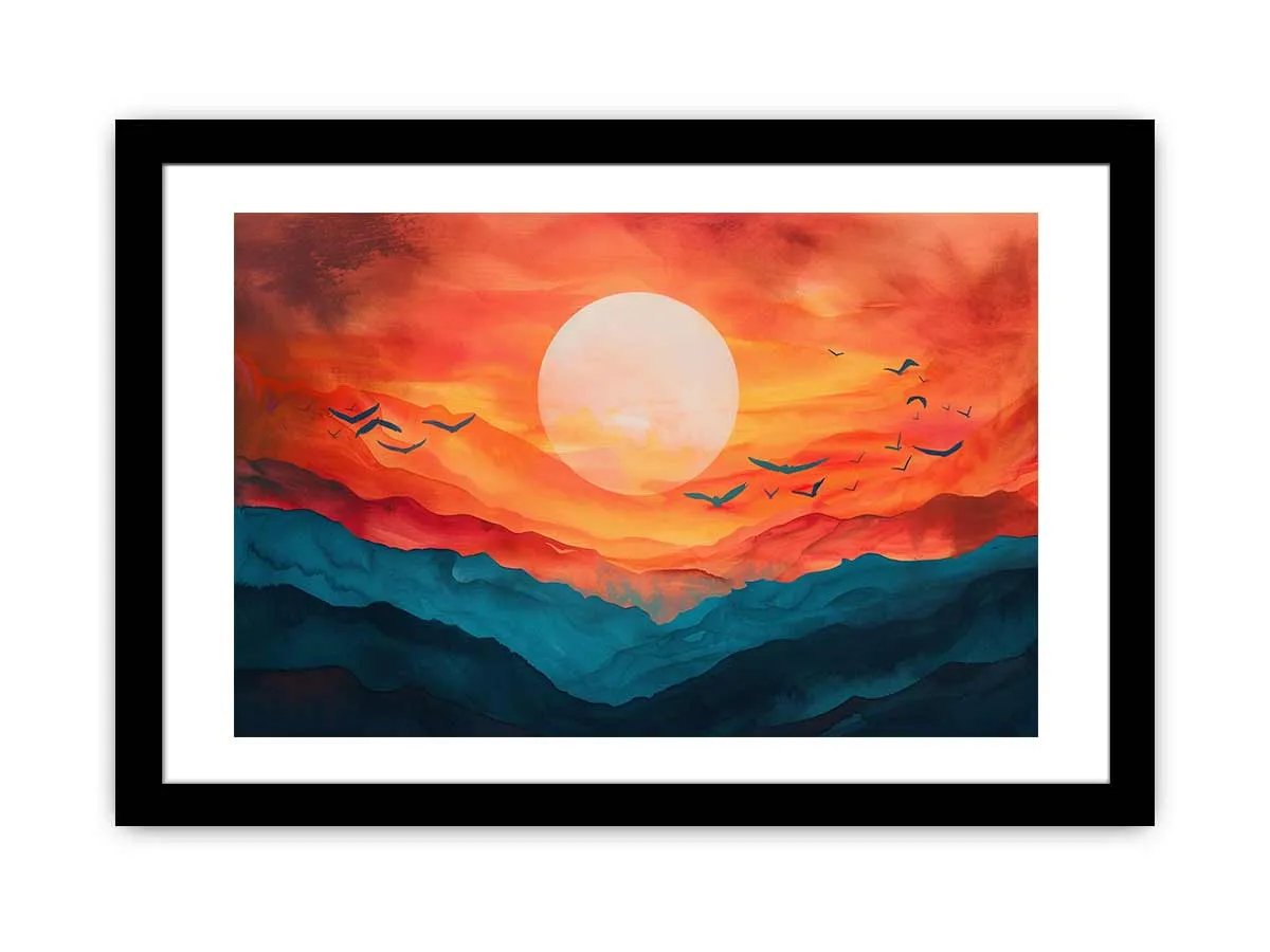 Sunrise Framed Print - High-Quality Wall Art for Home Decor