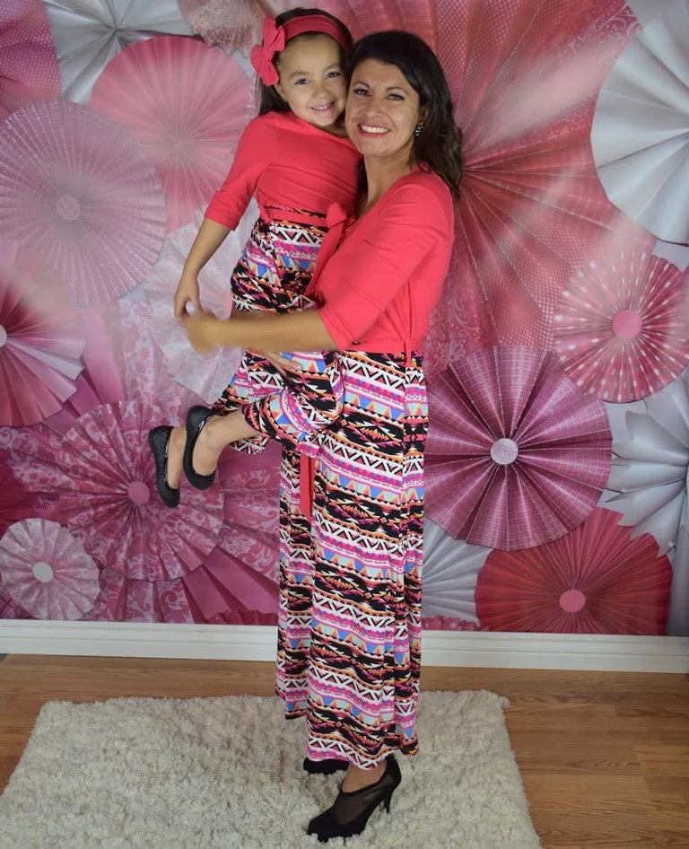 The Melia Aztec Mommy Dress