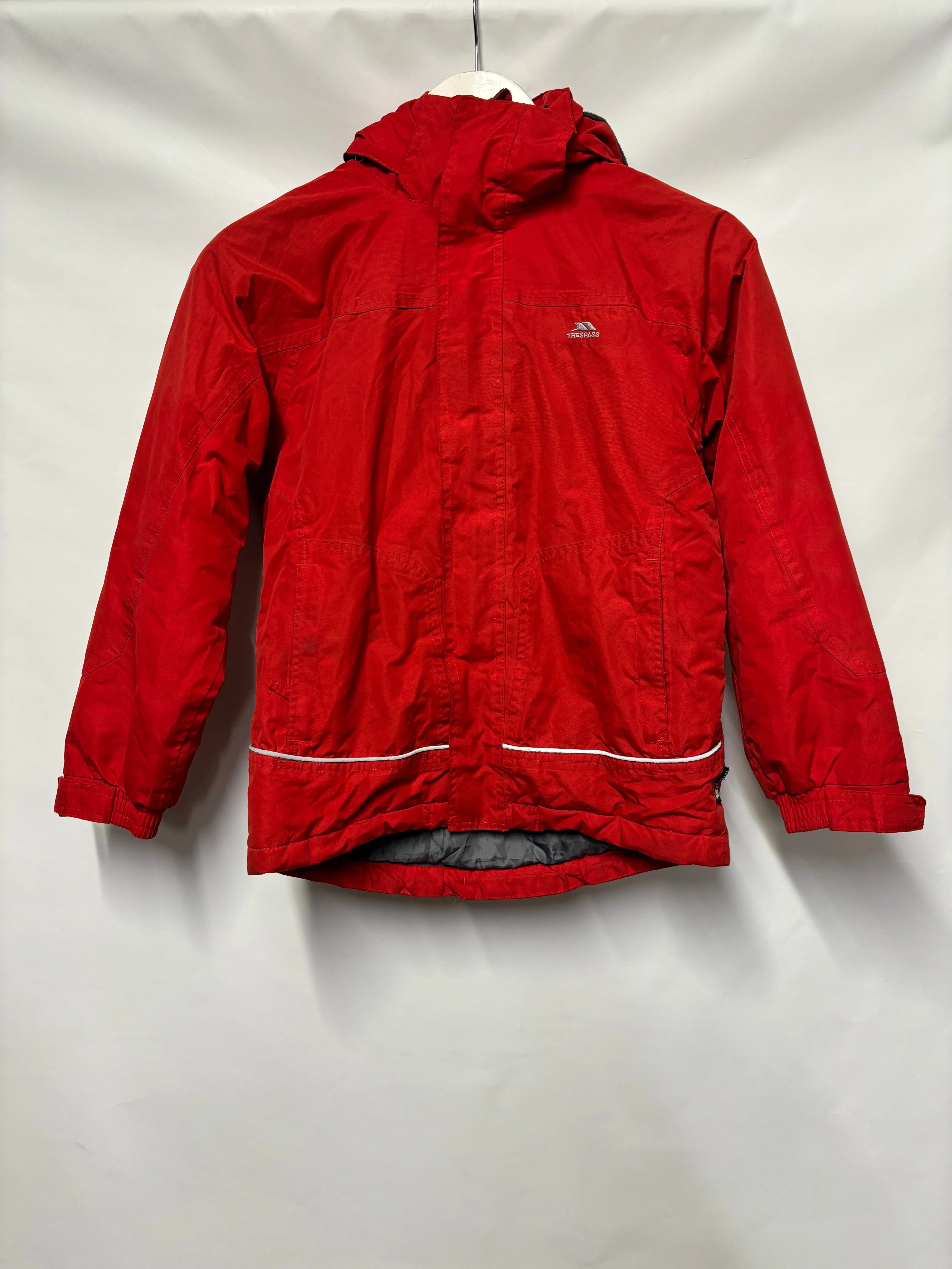 Trespass TP50 Red Insulated Ski Jacket 9/10 Yrs