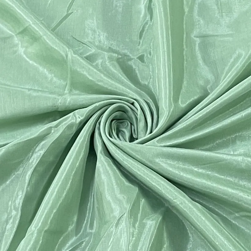 Woodland Hills Green Solid Shantoon Fabric